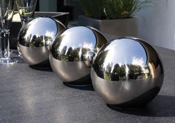 Stainless Steel Sphere Water Features - Love Your Garden