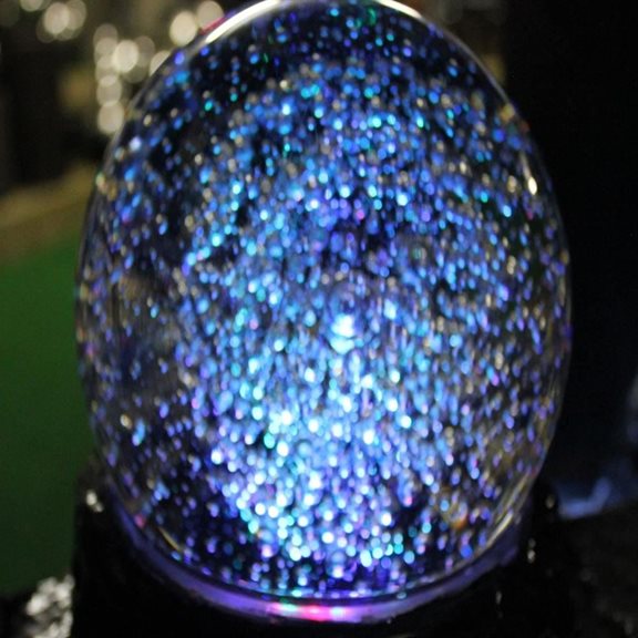 additional image for Large LED Spinning Crystal Ball Water Feature