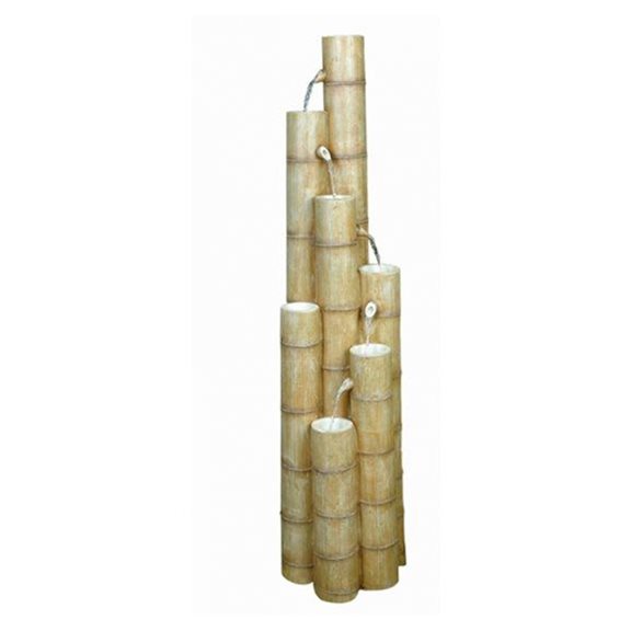 Large Bamboo Poles Oriental Water Feature