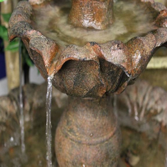 additional image for Three Tier Rust Fountain Water Feature