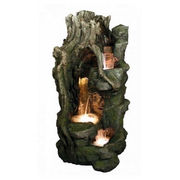 Woodland Multi Falls Water Feature with LED Lights