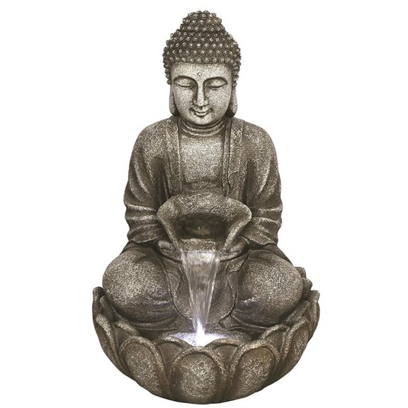 Medium Grey Buddha Water Feature