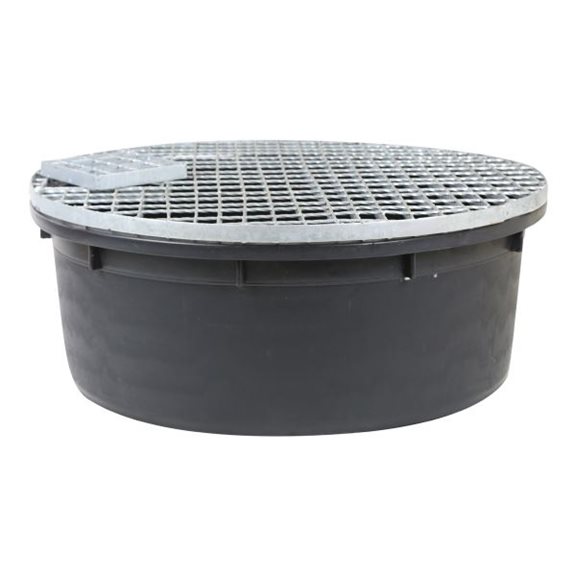 additional image for Extra Large Round Water Feature Heavy Duty Pebble Pool 150 Litres