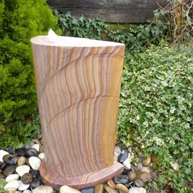 70cm Angel's Wing Rainbow Sandstone Water Feature Kit