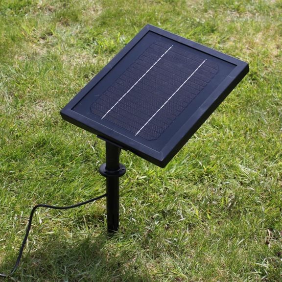 additional image for Medium Two Pots Solar Powered Water Feature with Battery Back Up