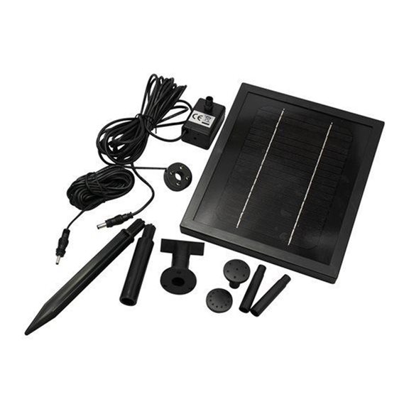 additional image for Solar Powered Tap on Post with Barrel Water Feature with Battery Back Up