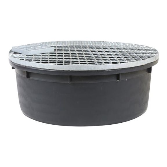 additional image for XXL Round Water Feature Pebble Pool 275 Litres 112cm