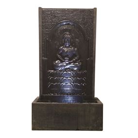 Bali Wall Glass Reinforced Concrete Fountain Water Feature Bali Wall Glass Reinforced Concrete Fountain Water Feature