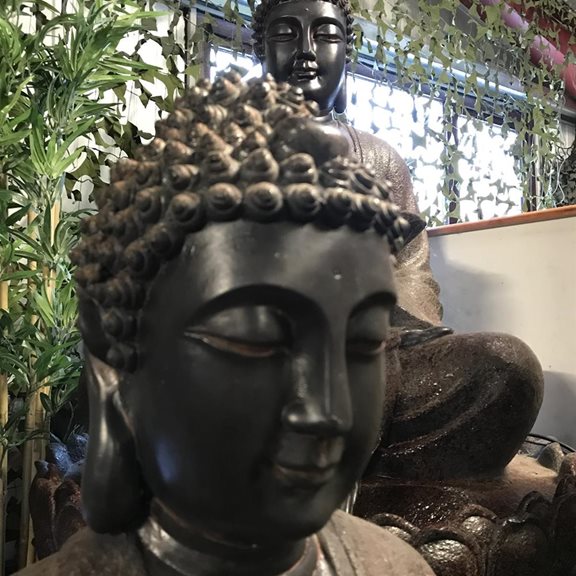 additional image for Brown Sitting Buddha Water Feature