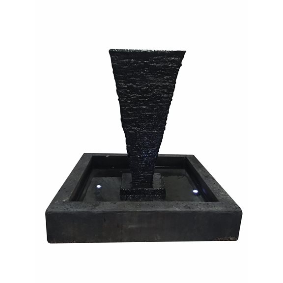 Saqqara Glass Reinforced Concrete Fountain Water Feature