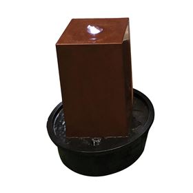 Dhaka Corton Steel Water Feature with LED Light