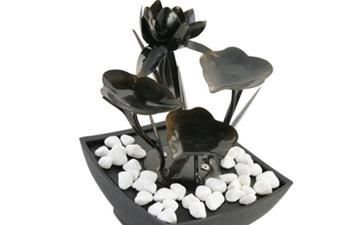Indoor Water Features - Save 25% on the Lily Tabletop Fountain