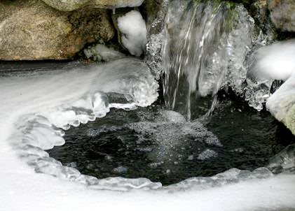 Prepare Your Water Feature for the Cold Winter Months