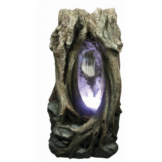 Crystal Tower Backflow Incense Burner with LED