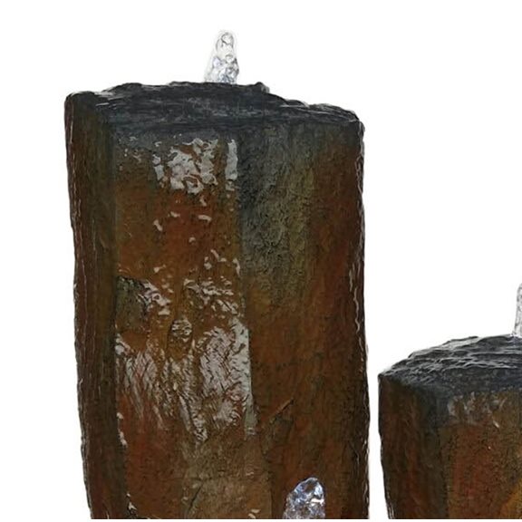 additional image for 3 Basalt Effect Columns Water Features