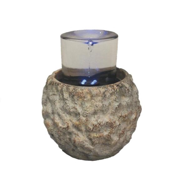 Isernia Indoor Tabletop Vortex Style Water Feature