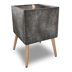 Contemporary Comiso Bubbling Cube Water Feature