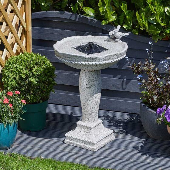 Image of Birdbath with water feature