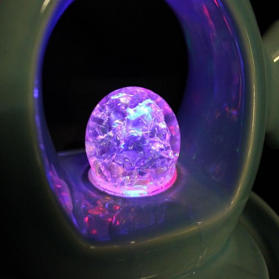 additional image for Ravello Indoor Tabletop Lit Water Feature with Crystal Ball