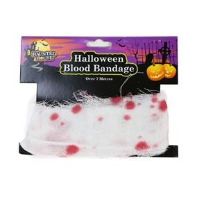 Blood Stained Gauze Halloween Bandage Fancy Dress Accessory