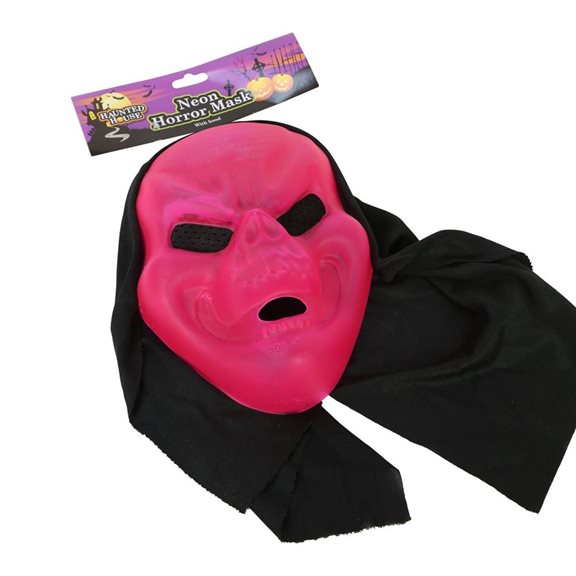 additional image for Neon Coloured Horror Fancy Dress Masks (Pack of 2)