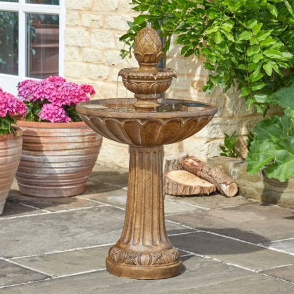 additional image for Queensbury Solar Powered Tiered Classical Water Feature