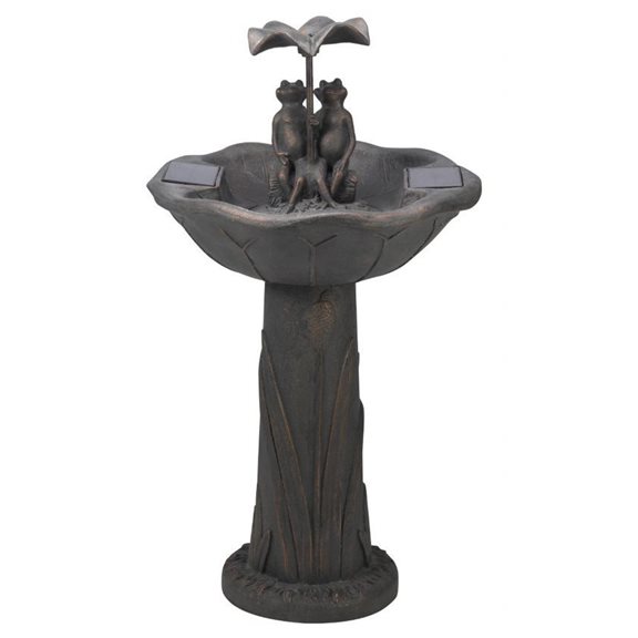additional image for Frog Couple Solar Powered Water Feature