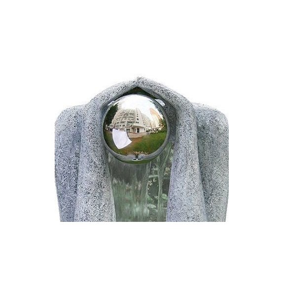 additional image for Granite Sitting Man Sphere Water Feature