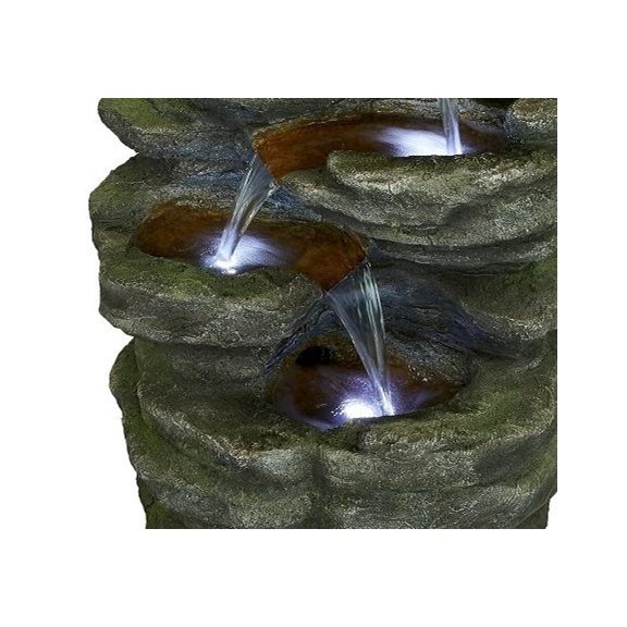 additional image for Tampa Slate Falls Water Feature with LED Lights
