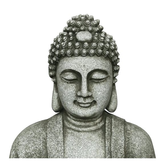 additional image for Grey Sitting Buddha Water Feature