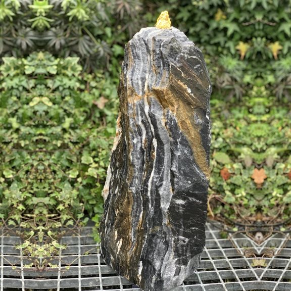 additional image for Black Angel Monolith Water Feature Kit with LED Lights