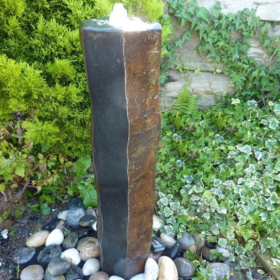 50cm Polished Basalt Column Water Feature Fountain Kit