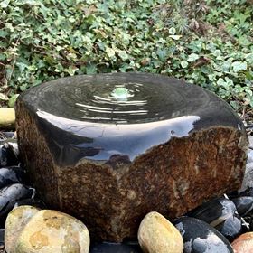 45cm Dished Top Basalt Fountain Water Feature Kit