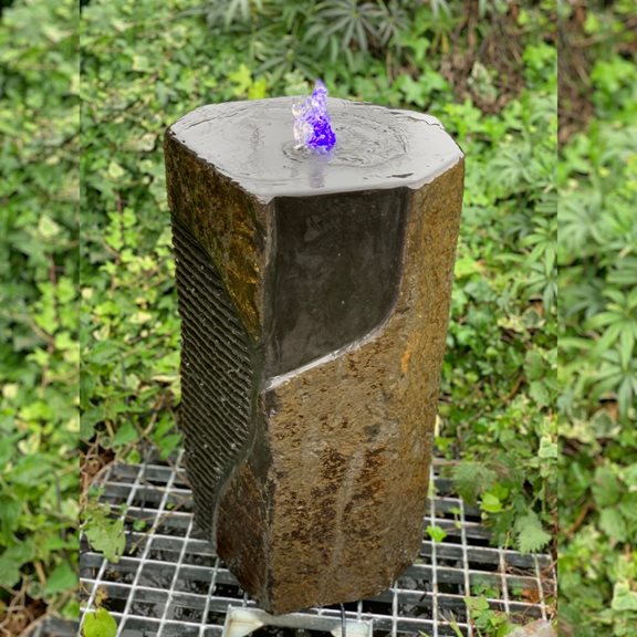 additional image for Polished Basalt Column Water Feature Kit