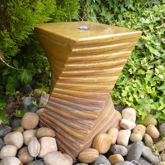 additional image for 40cm Rainbow Twist Drilled Water Feature Kit