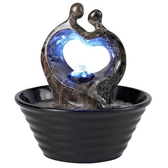 Vercelli Lit Indoor Table Top Water Feature