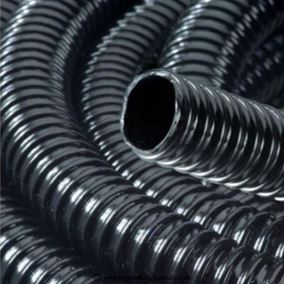 1/2 Inch/13mm Ribbed Black Water Feature Hose (1 Metre)