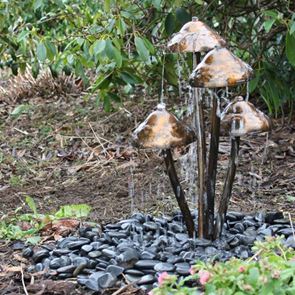 Tidal Mushroom Water Feature with LED's