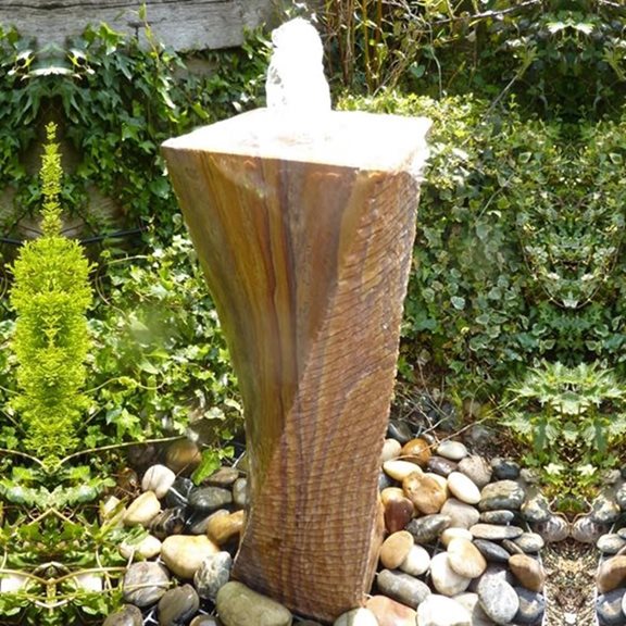additional image for 65cm Rainbow Twist Drilled Water Feature Kit