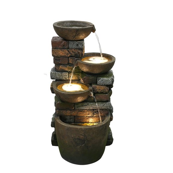 additional image for Braga Pouring Bowls Water Feature