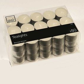 Pack of 50 Halloween Tealights Candles