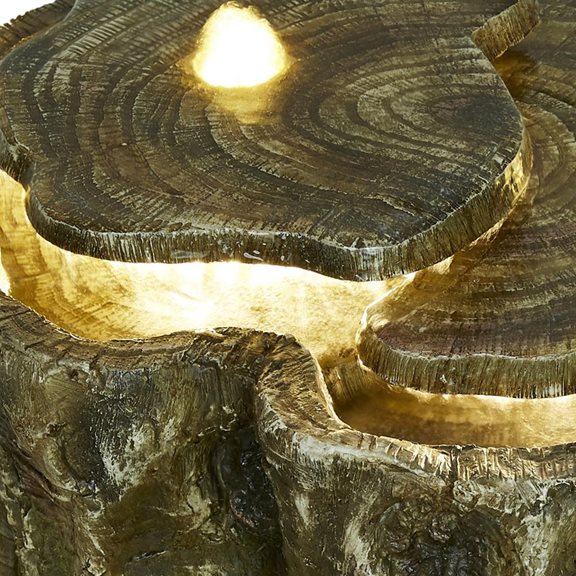 additional image for Hudson Bubbling Tree Trunk LED Lit Water Feature