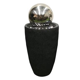 Spinning Stainless Steel Ball Water Feature