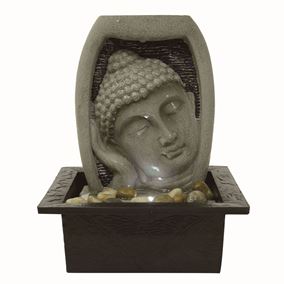 Parma Tranquil Buddha Face Indoor Water Feature