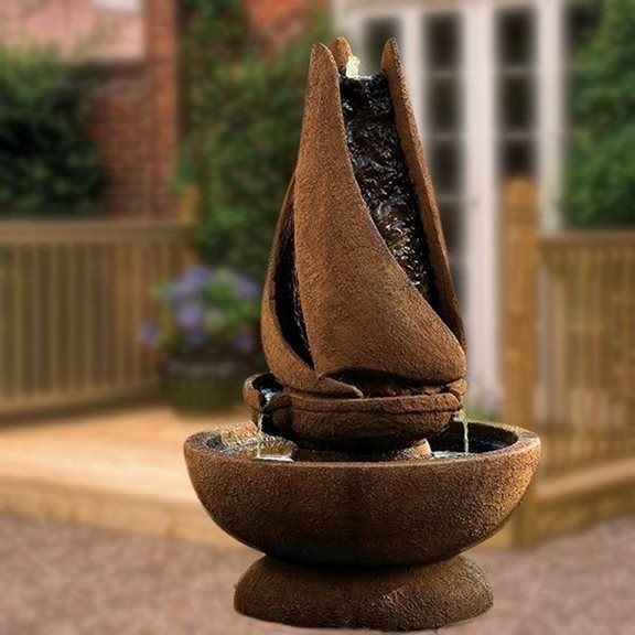 additional image for Sail Away Fountain Cast Stone Water Feature
