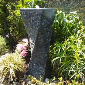 80cm Twisted Limestone Column Water Feature Kit