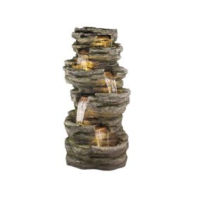 2 Metre Extra Large Rock Cascade Fountain Water Feature