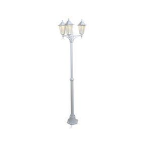 12V LED White Garden Lamp Post (Low Voltage Lighting System)
