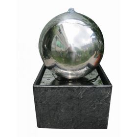 Adelaide LED Lit Stainless Steel Water Feature