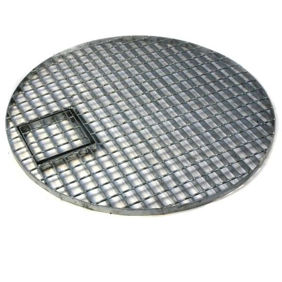 additional image for Extra Small Round Galvanised Steel Water Feature Grid (54cm)